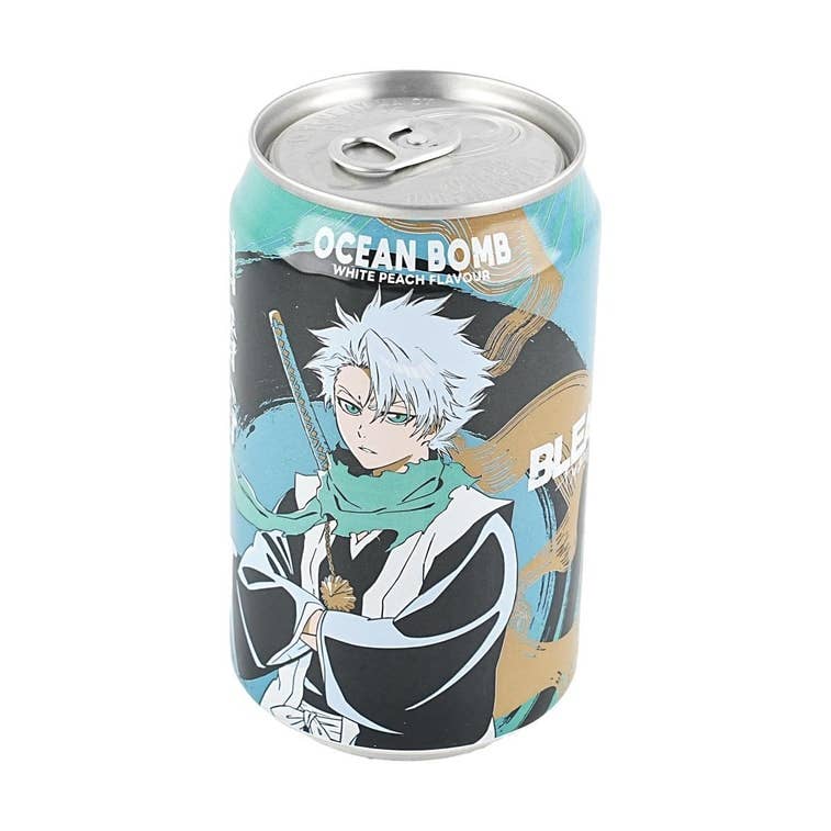 Ocean Bomb - Bleach White Peach Soda 330ml (Taiwan)
