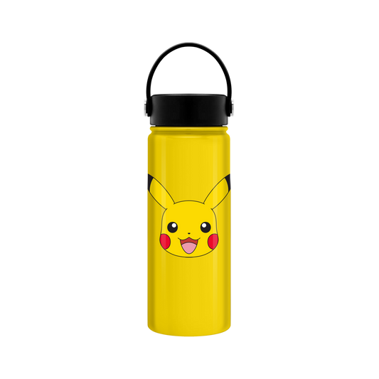 Pokemon Pikachu Happy Face 20oz Stainless Steel Water Bottle