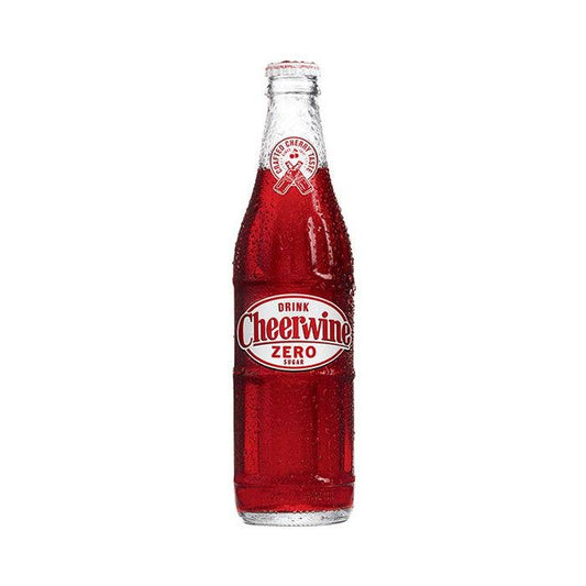 Cheerwine Zero, 12oz Glass Bottle