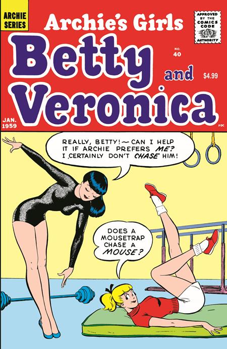 Archie Facsimile #8 Betty And Veronica #40 Cover A Harry Lucey (NM)