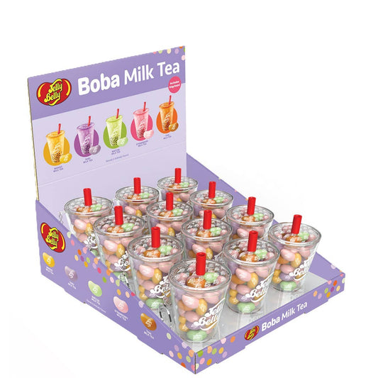 Jelly Belly Boba Milk Tea Mini Cup Keychain
