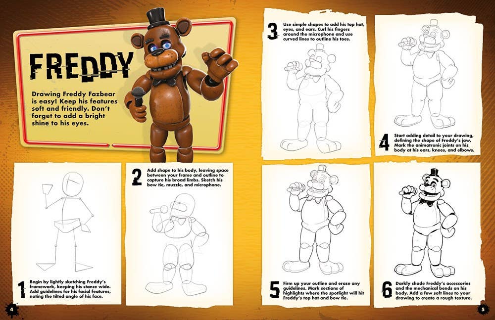 Five Nights At Freddy's How To Draw