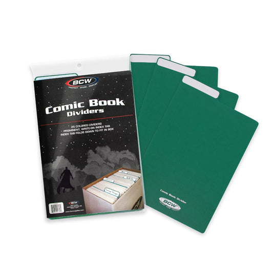 BCW Comic Book Dividers - Green