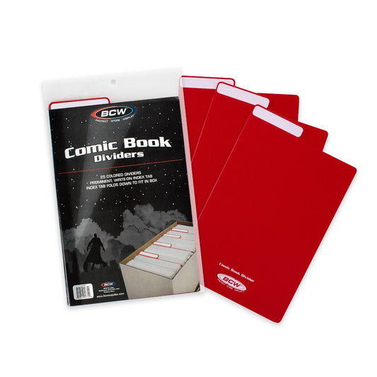 BCW Comic Book Dividers - Red