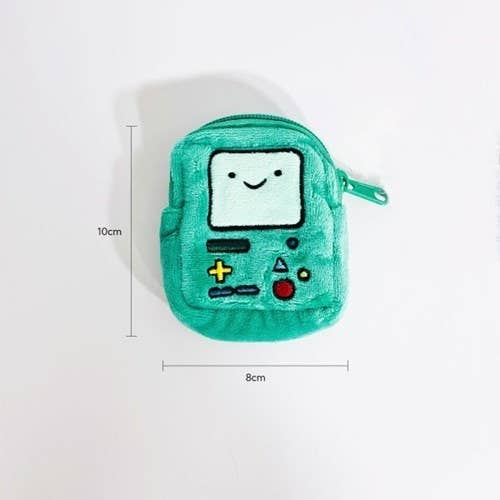 Adventure time BMO Mini Plush Pouch Case Wallet: Small