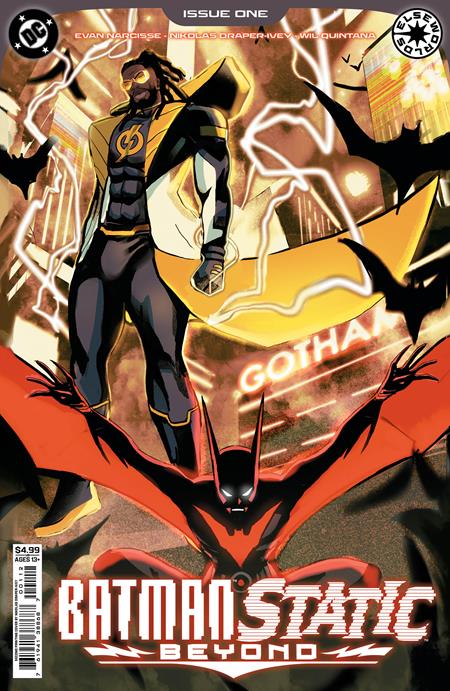 Batman Static Beyond #1 (Of 6) 2nd Print Cover B Nikolas Draper Ivey Aew Cardstock (NM)