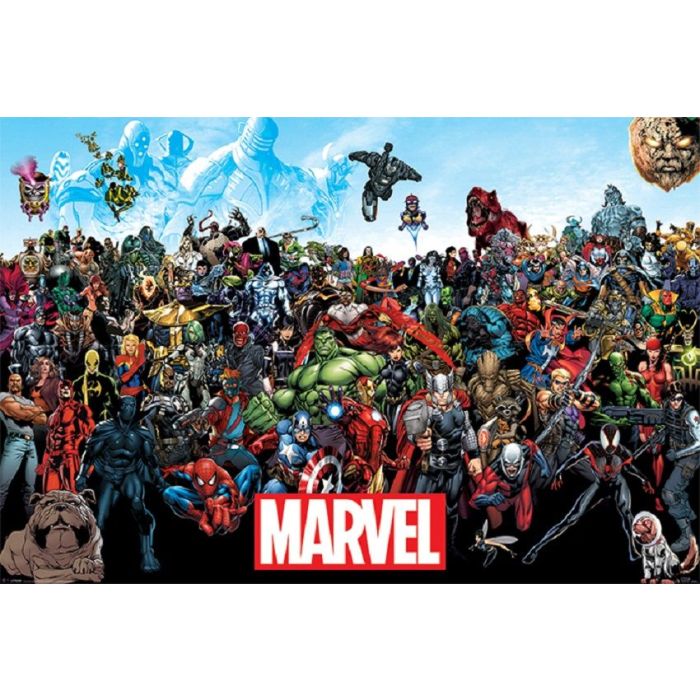 Marvel Comics Complete Super Heroes Universe Poster