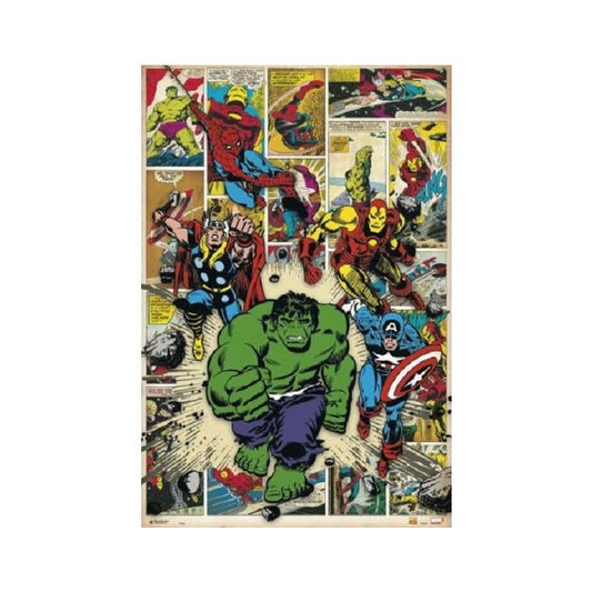 Marvel Here Come the Heroes Poster