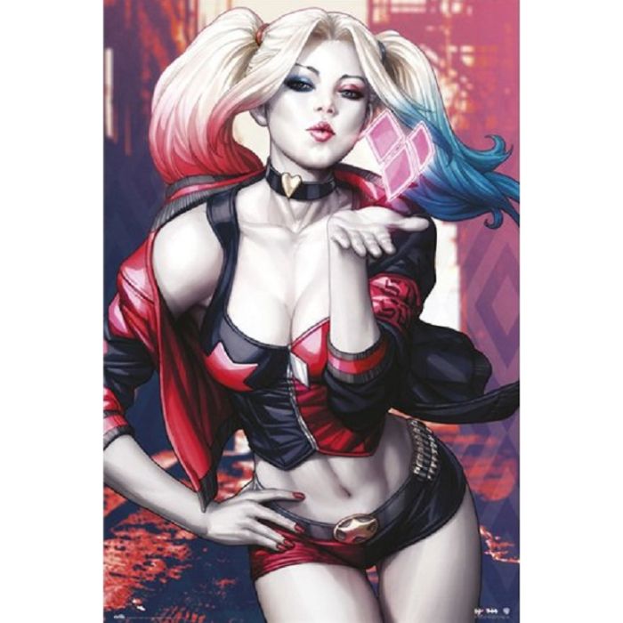 Harley Quinn - Kiss Poster