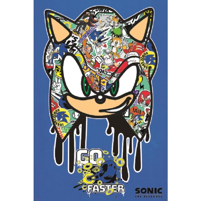 Sonic the Hedgehog - Graffiti Poster