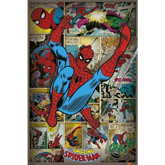 Spider-Man Retro Poster