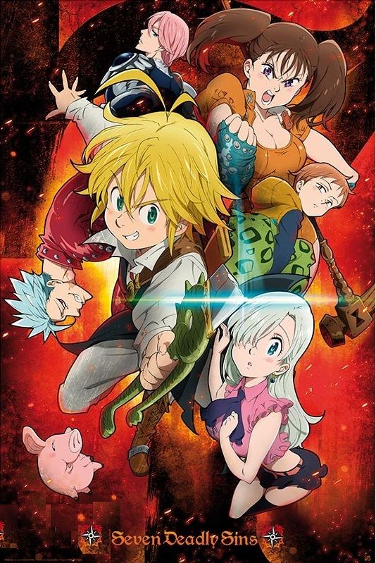 Seven Deadly Sins - Characters Poster