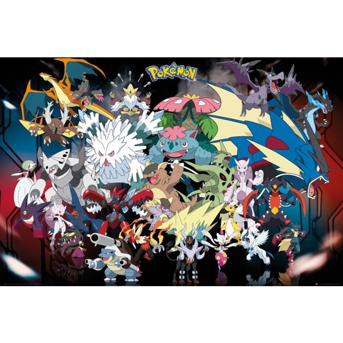 Pokemon MEGA Poster (Not Available for Shipping)