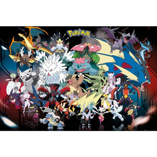 Pokemon MEGA Poster (Not Available for Shipping)