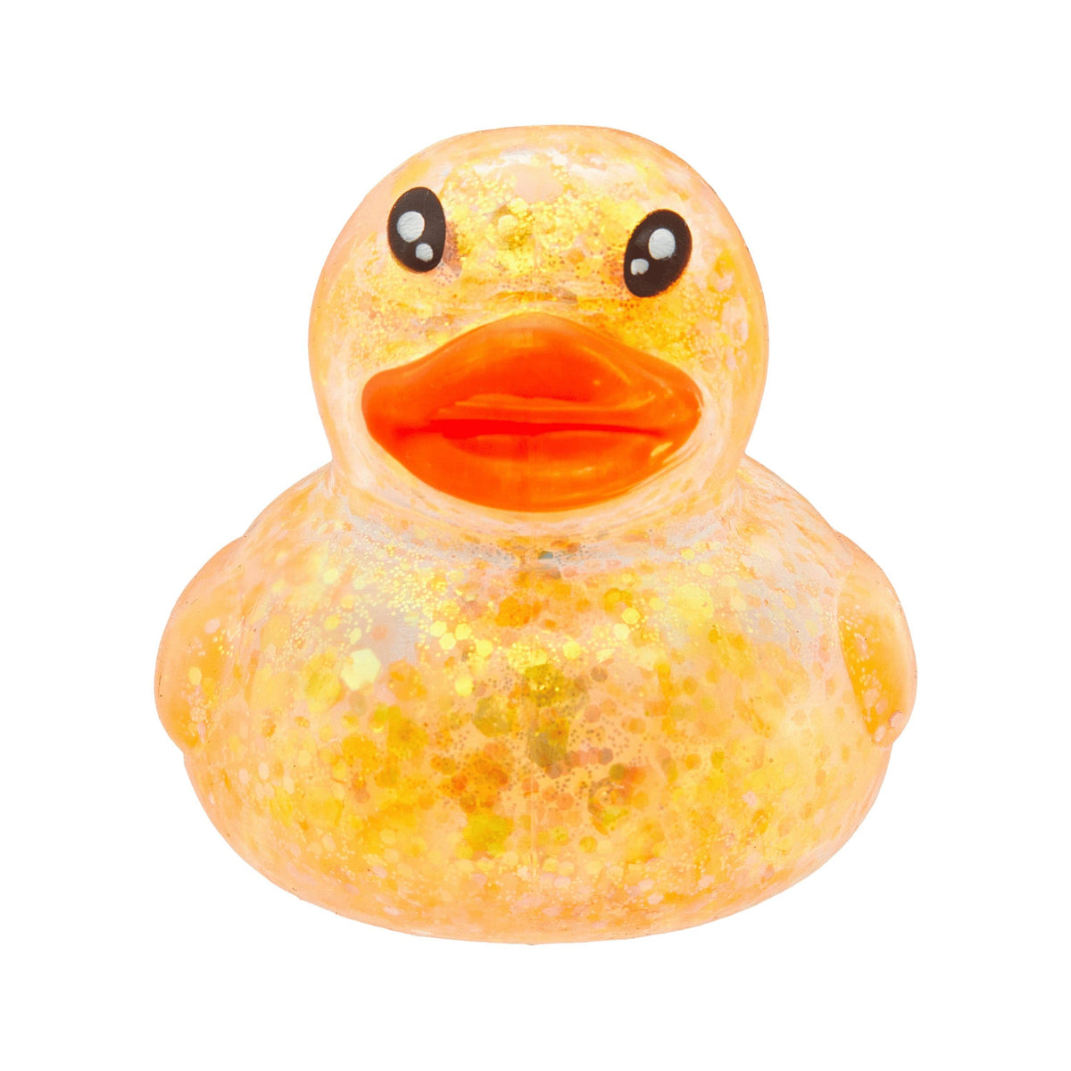 Sensory Toy Box Squishy Glitter Ducks Stress Relief Fidget Toy (4 pack)