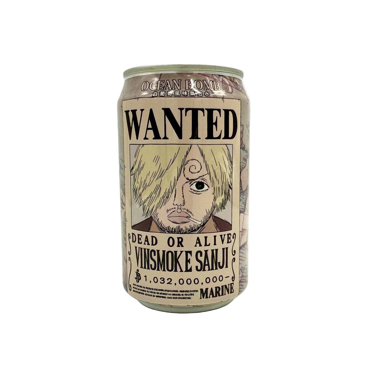 Ocean Bomb- One Piece Wanted Poster Edition White Grape Flavor