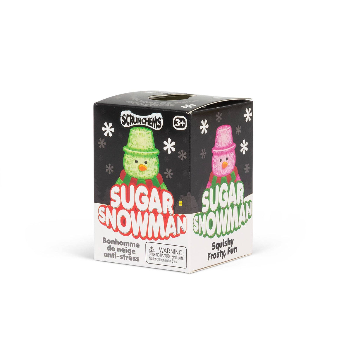 Scrunchems Sugar Snowman Squishy Fidget Toy (1pc)