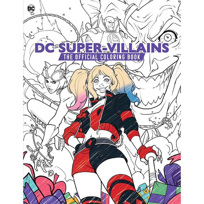 DC Super-Villains: The Official Coloring Book
