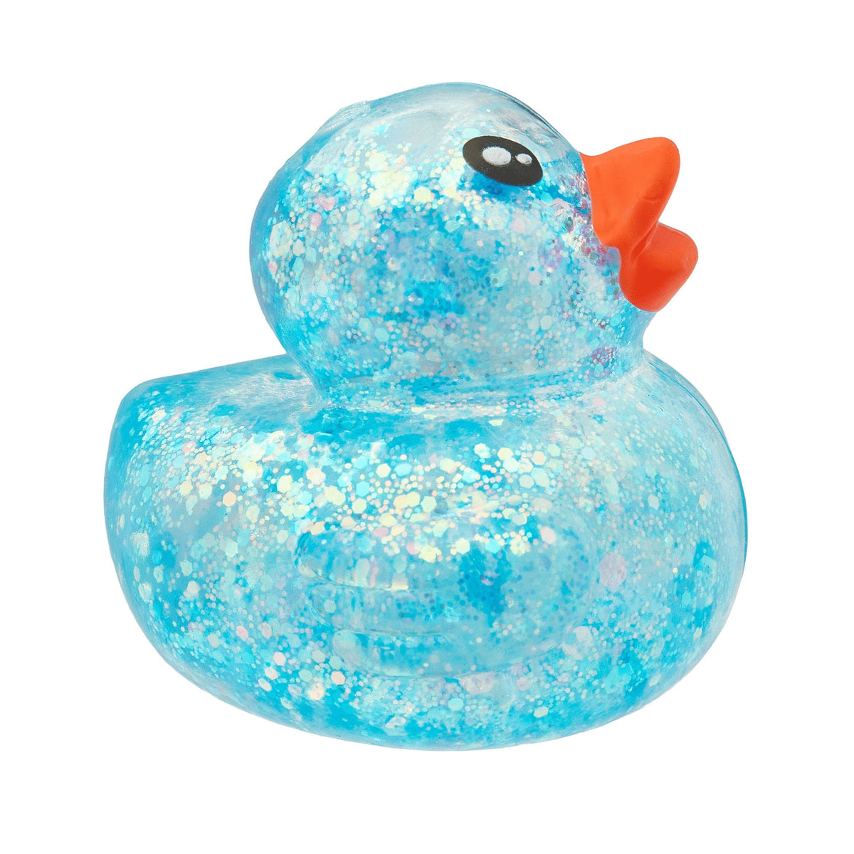 Sensory Toy Box Squishy Glitter Ducks Stress Relief Fidget Toy (4 pack)