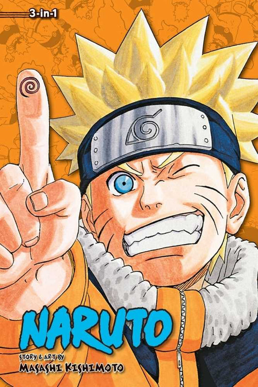 Naruto 3 in 1 TPB Volume 08 (NM)