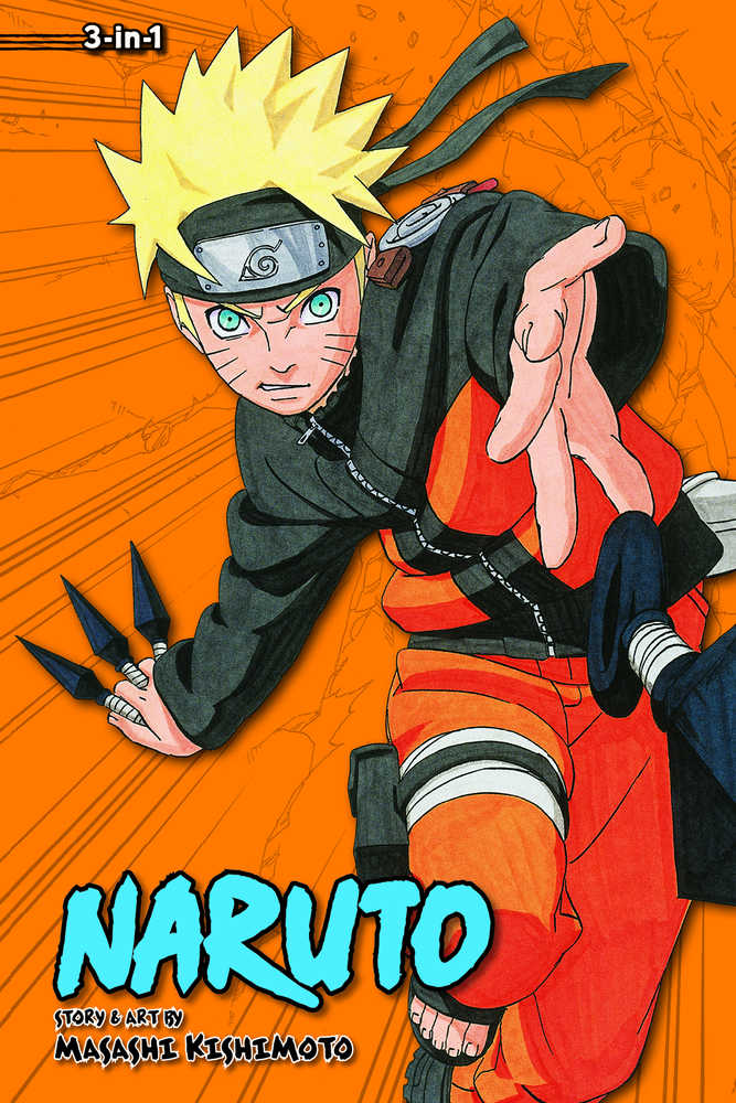 Naruto 3 in 1 TPB Volume 10 (NM)