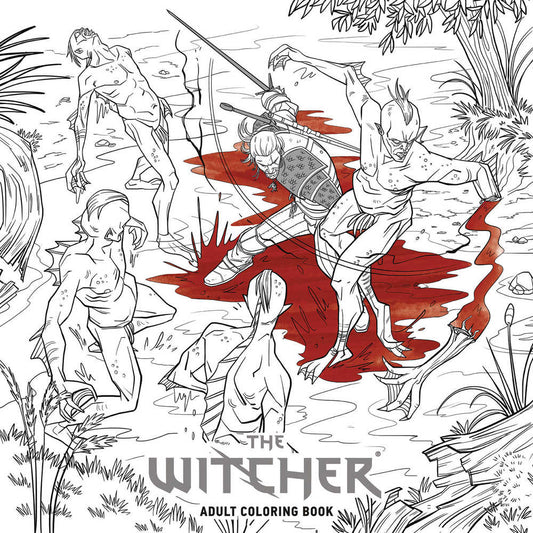 Witcher Adult Coloring Book