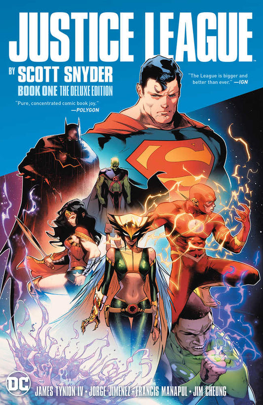 Justice League By Scott Snyder Deluxe Edition Hardcover Book 01 (NM)