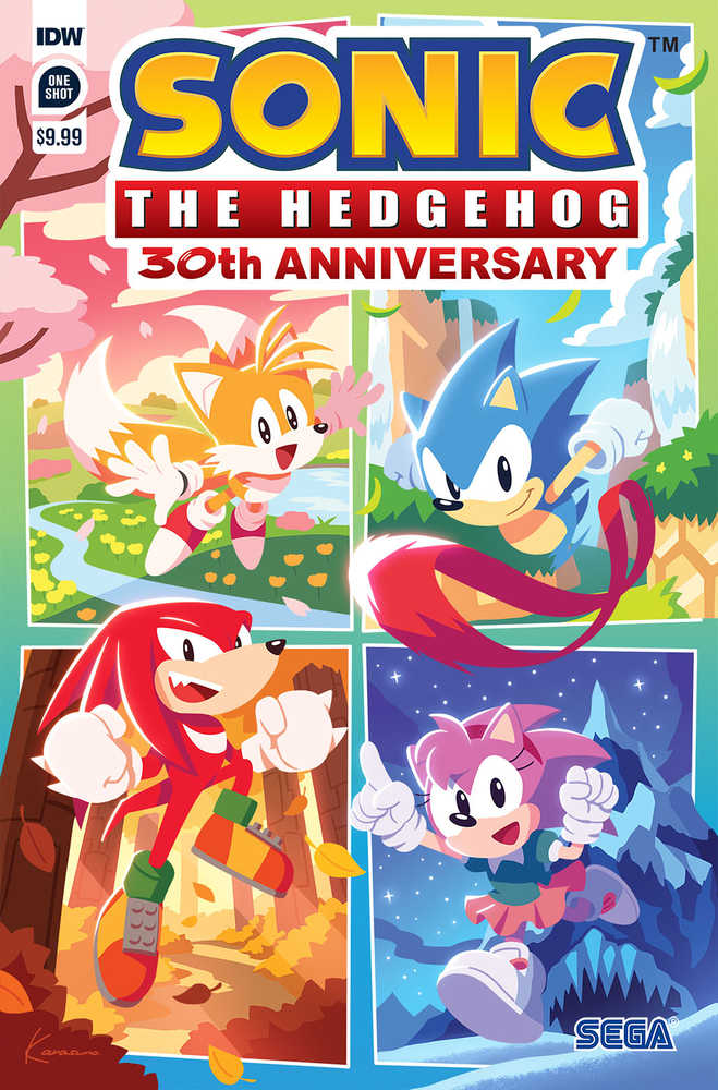 Sonic The Hedgehog 30th Anniv Spec Cover A Sonic Team (NM)
