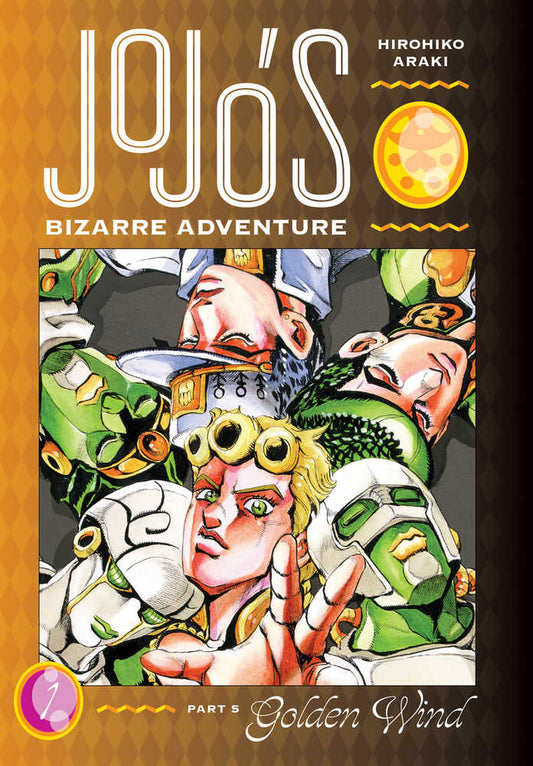 Jojos Bizarre Adventure Pt 5 Golden Wind Hardcover Volume 01 (NM)