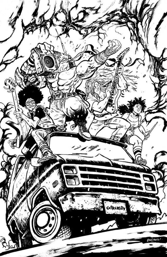 Skybound X #3 Cover G 10 Copy Variant Edition Black & White Johnson (Mature) (NM)