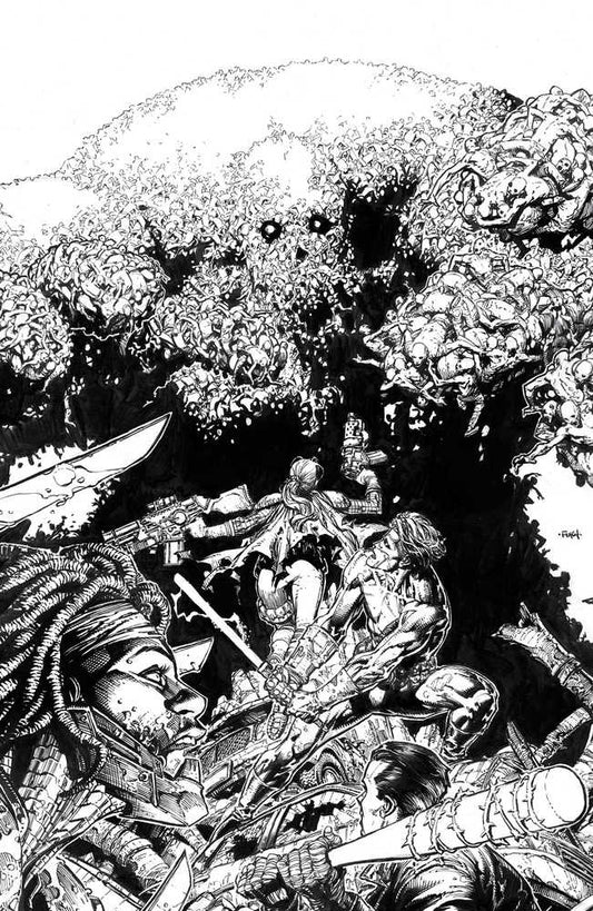 Skybound X #5 Cover F 25 Copy Variant Edition Black & White Finch (NM)