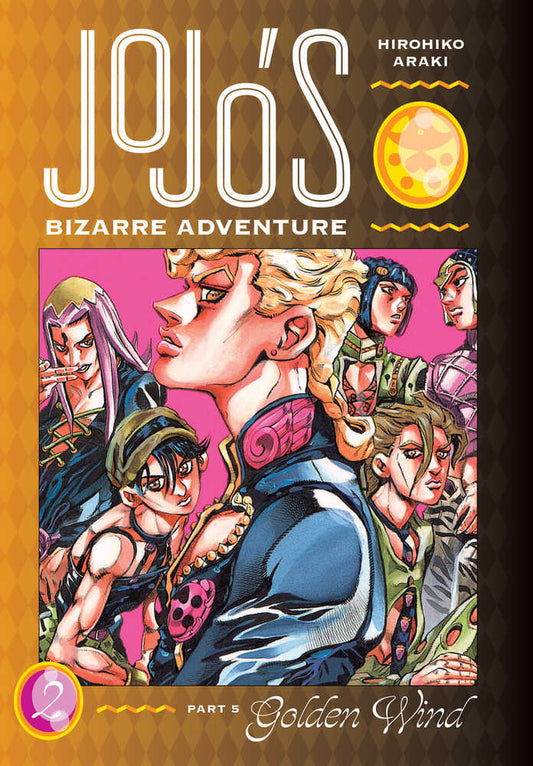 Jojos Bizarre Adventure Pt 5 Golden Wind Hardcover Volume 02 (NM)