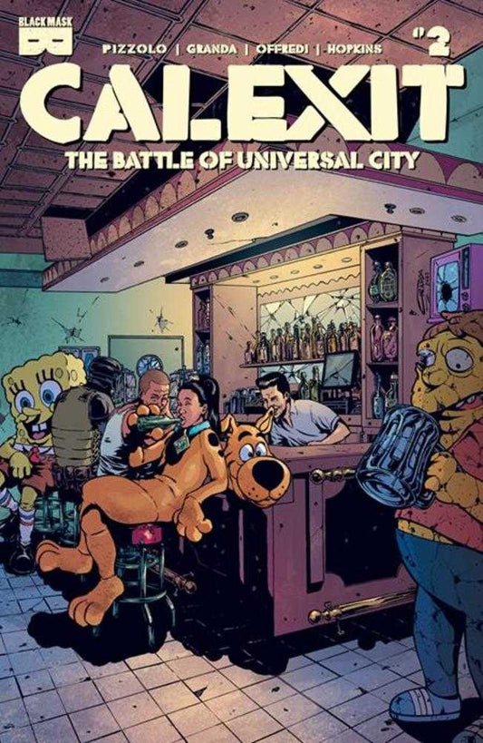 Calexit The Battle Of Universal City #2 (Of 3) Cover A C Granda (Mature) (NM)