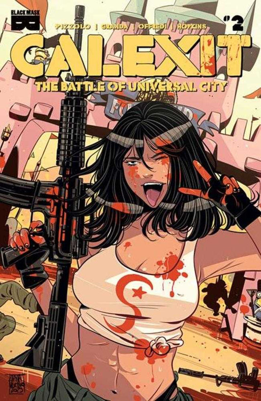 Calexit The Battle Of Universal City #2 (Of 3) Cover B Inc 1:3 Luana Vecchio Variant (Mature) (NM)