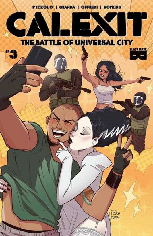 Calexit The Battle Of Universal City #3 (Of 3) Cover B Inc 1:3 Elisa Pocetta Variant (Mature) (NM)