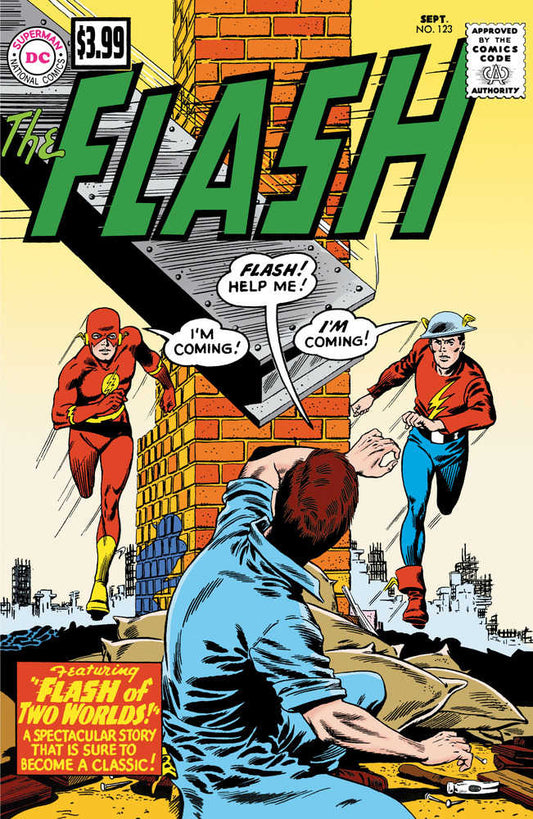 Flash #123 Facsimile Edition Cover A Carmine Infantino & Murphy Anderson (NM)