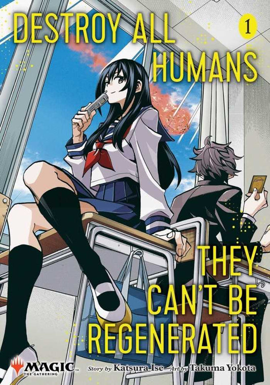 Destroy All Humans Cant Be Regenerated Magic The Gathering Manga Graphic Novel Volume 01 (NM)