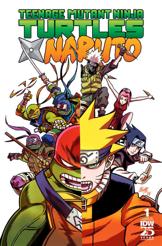 Teenage Mutant Ninja Turtles X Naruto #1 1:25 Smith Variant (NM)