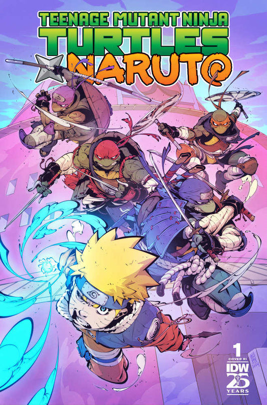 Teenage Mutant Ninja Turtles X Naruto #1 1:50 Jacinto Variant (NM)
