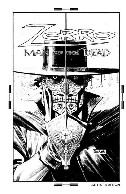 Zorro Man Of The Dead Hardcover Volume 01 Artist Edition Black & White (NM)