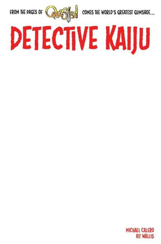 Detective Kaiju #1 (Of 4) Cover E Blank Sketch Variant (Limited 1000) (NM)