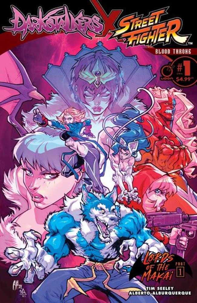 Darkstalkers X Street Fighter Blood Throne #1 (One Shot) Cover A Alberto Alburquerque (NM)