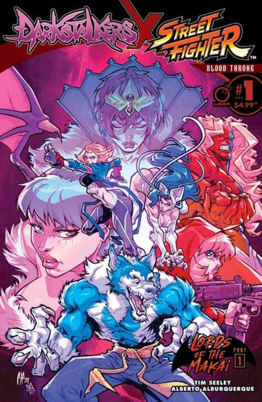 Darkstalkers X Street Fighter Blood Throne #1 (One Shot) Cover A Alberto Alburquerque (NM)