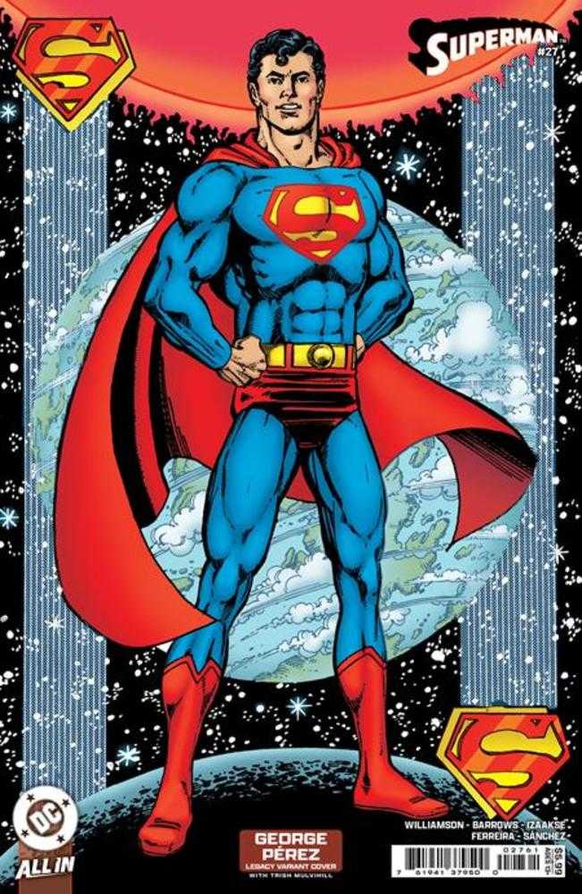 Superman #27 Cover F George Perez Legacy Card Stock Variant (NM)