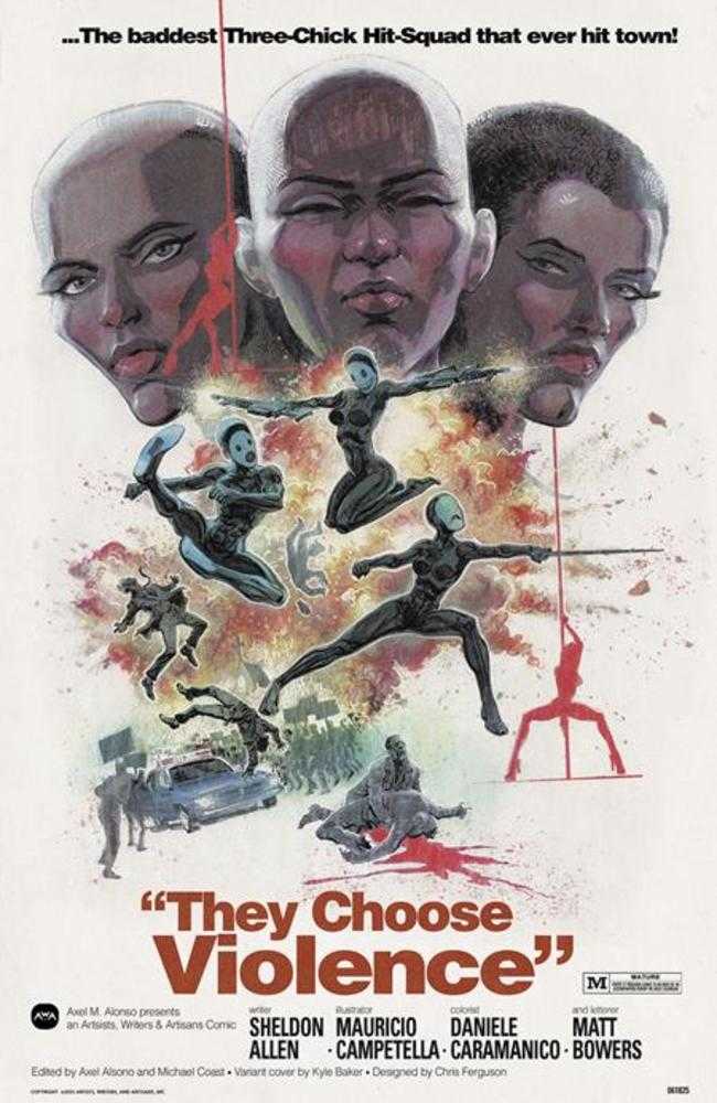 They Choose Violence #1 (Of 5) Cover B Baker (Mature) (NM)