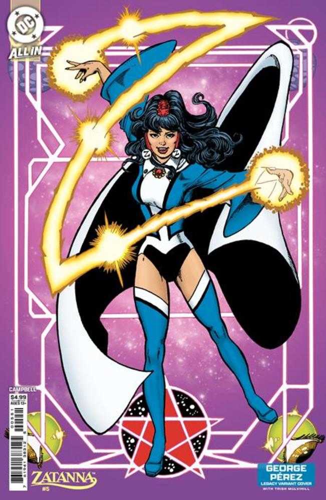Zatanna #5 (Of 6) Cover D George Perez Legacy Card Stock Variant (NM)