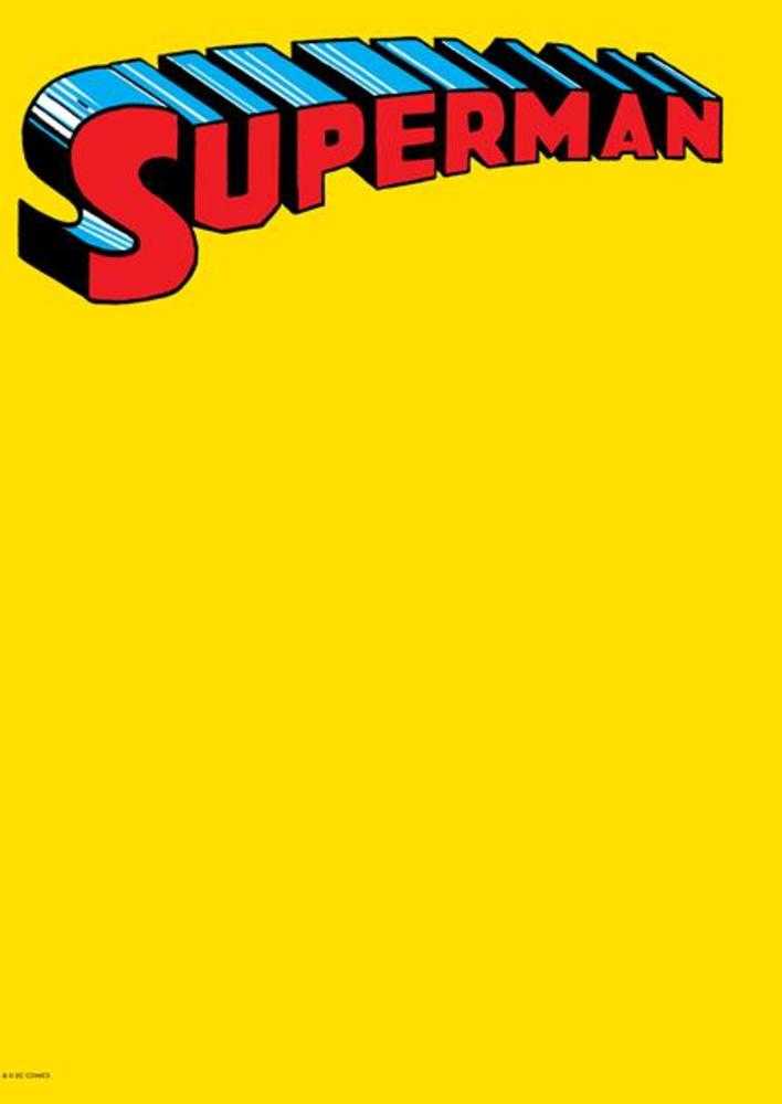 Superman #1 Facsimile Edition Cover C Blank Variant (NM)