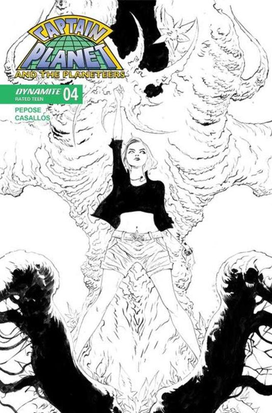 Captain Planet #4 Cover G 1:10 Jae Lee Line Art Variant (NM)