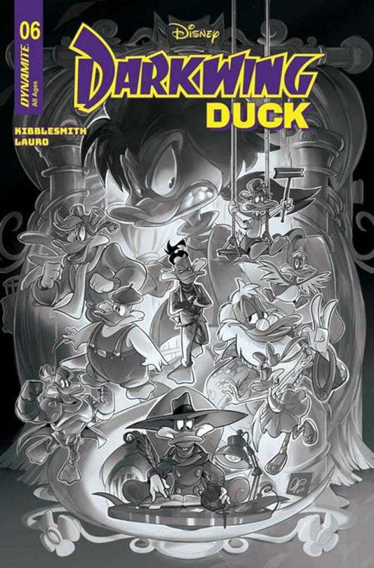 Darkwing Duck #6 Cover F 1:10 Ciro Cangialosi Line Art Variant (NM)