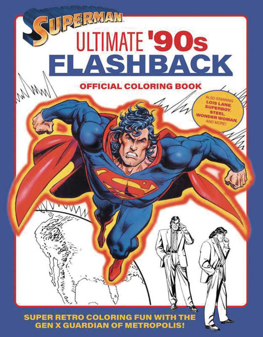 Superman Ultimate 90s Flashback Coloring Book (NM)